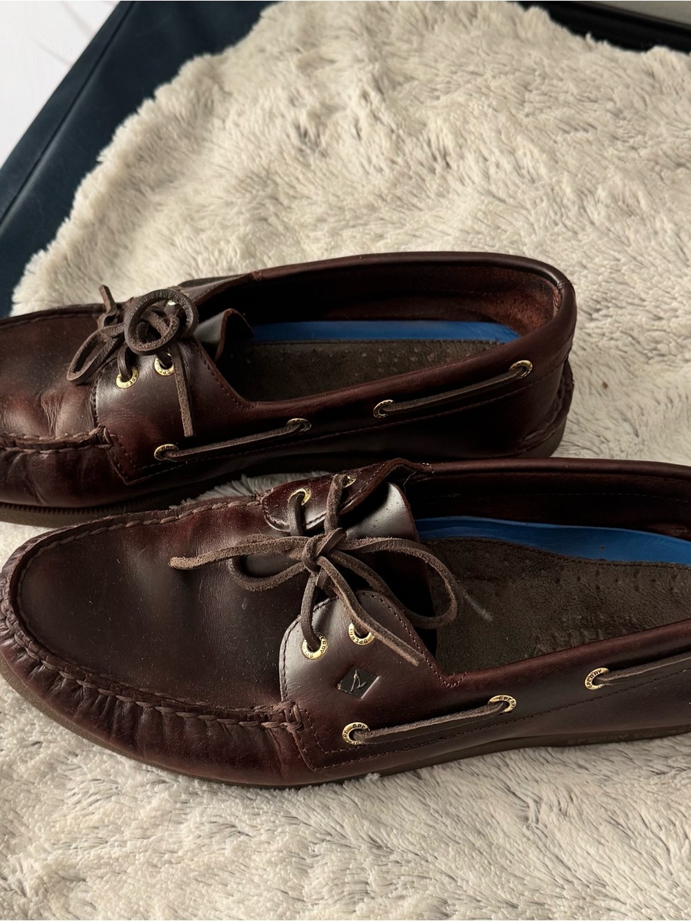 Sperry Men's Brown Leather Boat Shoes